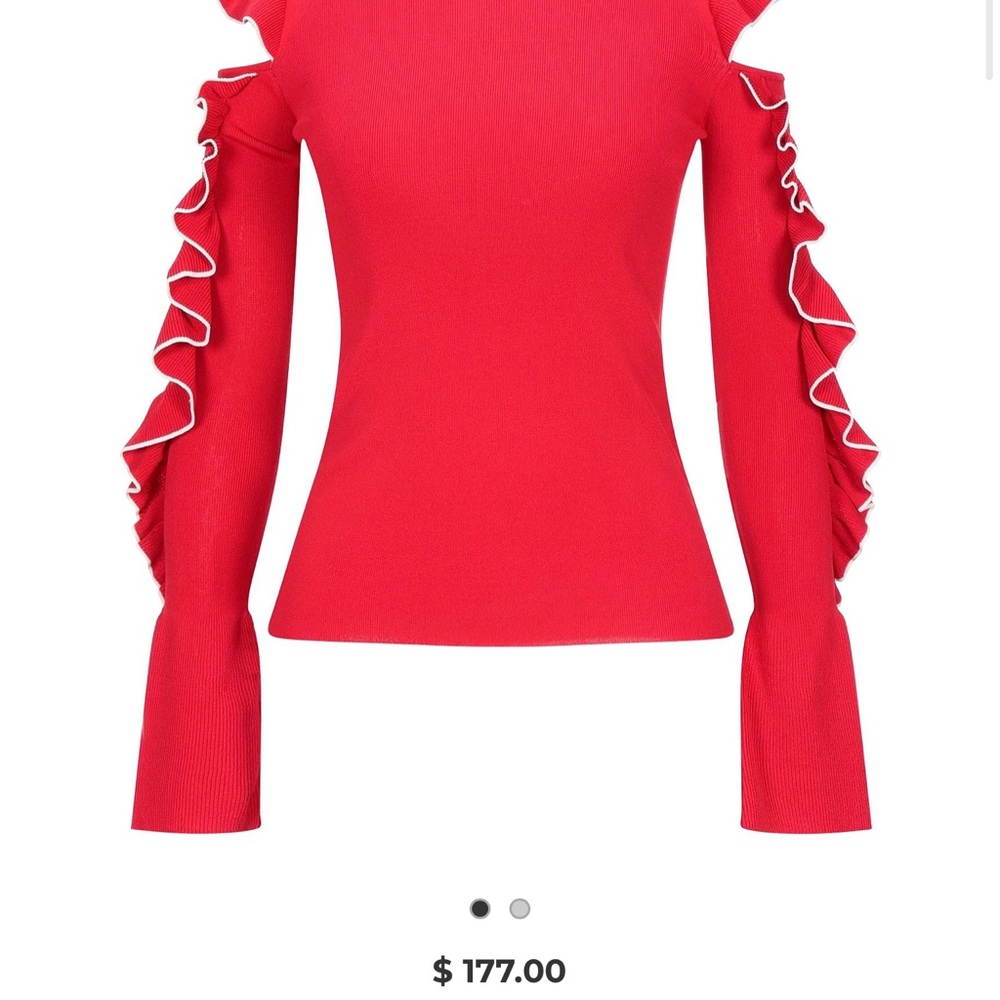 Maje red sweater